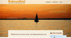 Desktop Screenshot of bodenseehotel.net